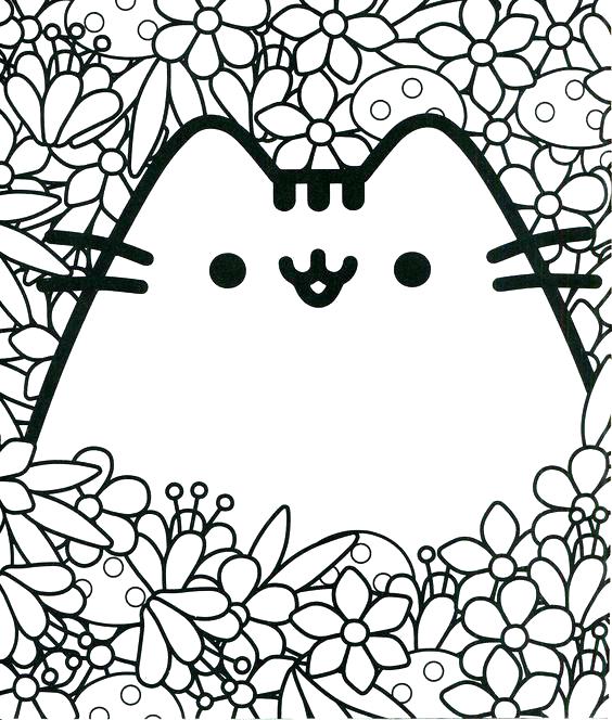 Pusheen Coloring Pages 564x664 Pusheen Coloring Pages