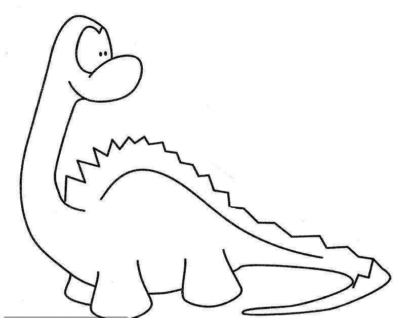 800x629 Cute Dinosaur Coloring Pages