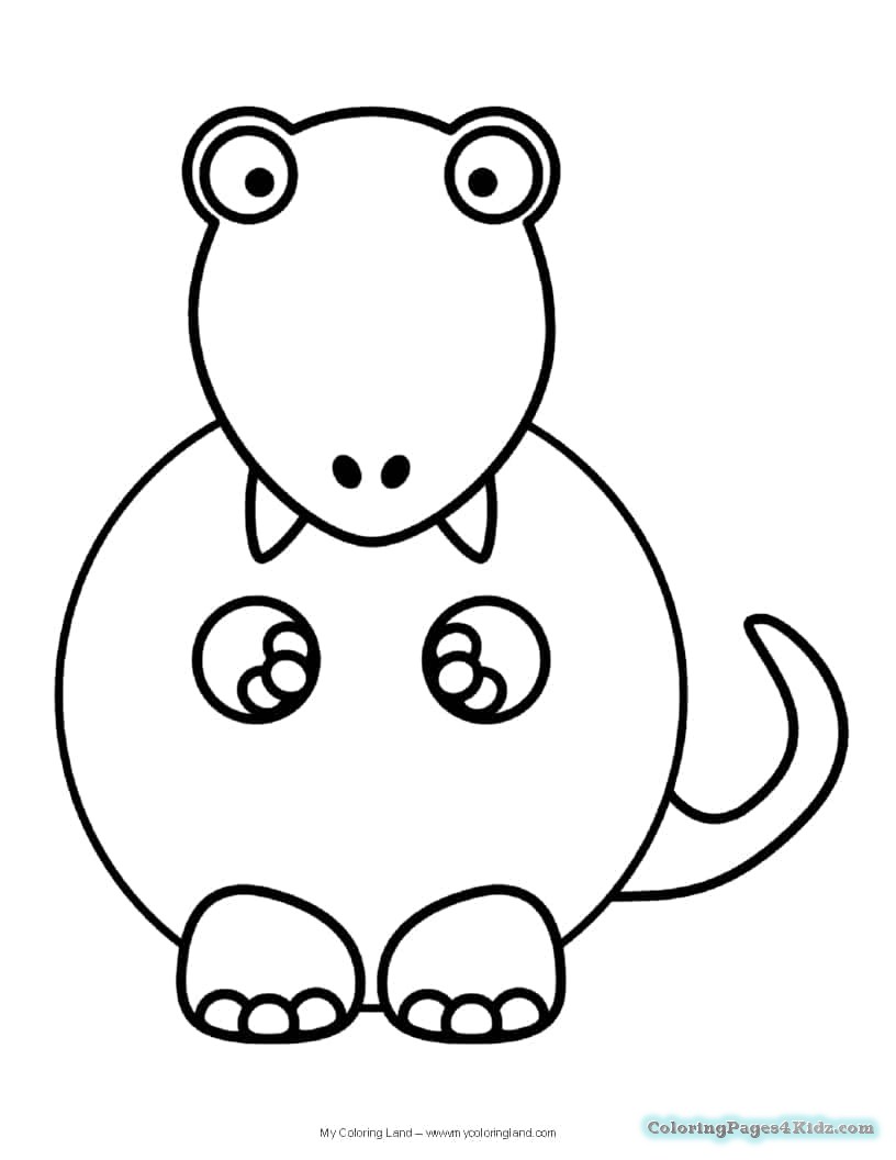 816x1056 Cute Dinosaur Coloring Pages Coloring Pages For Kids