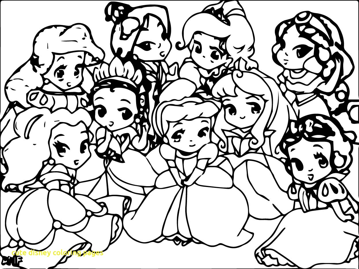 1250x935 Cute Disney Coloring Pages