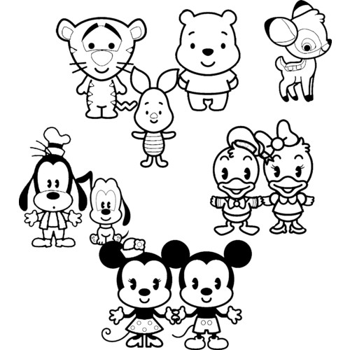 Cute Disney Coloring Pages at GetColorings.com | Free printable ...