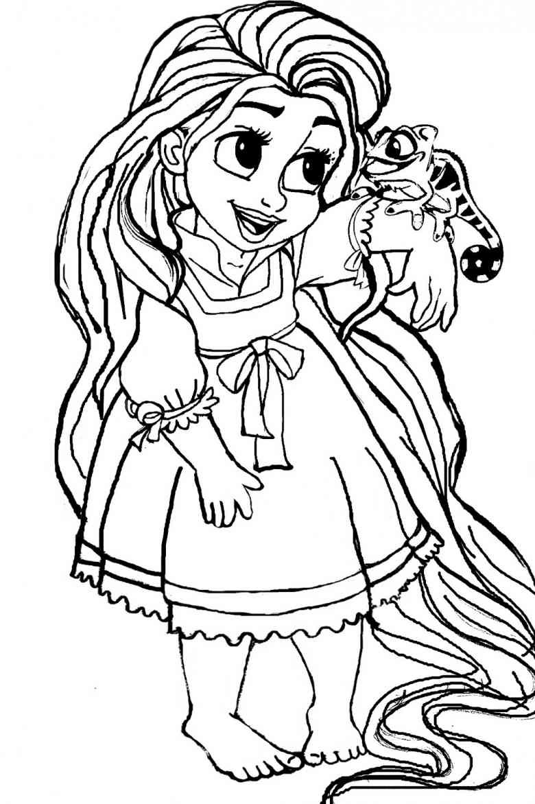 Cute Disney Princess Coloring Pages 780x1172 Cute Disney Princess Coloring Pages
