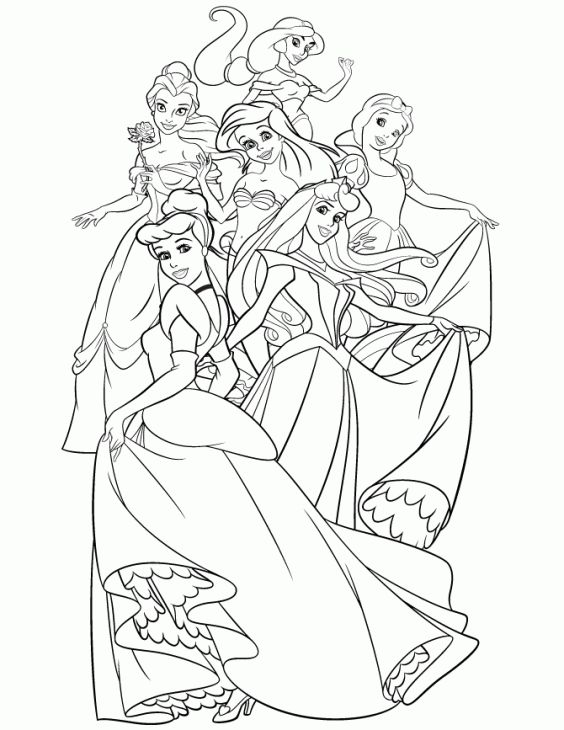 Disney Princess Coloring Book Cute Disney Princess Coloring Book 564x730 Disney Princess Coloring Book Cute Disney Princess Coloring Book