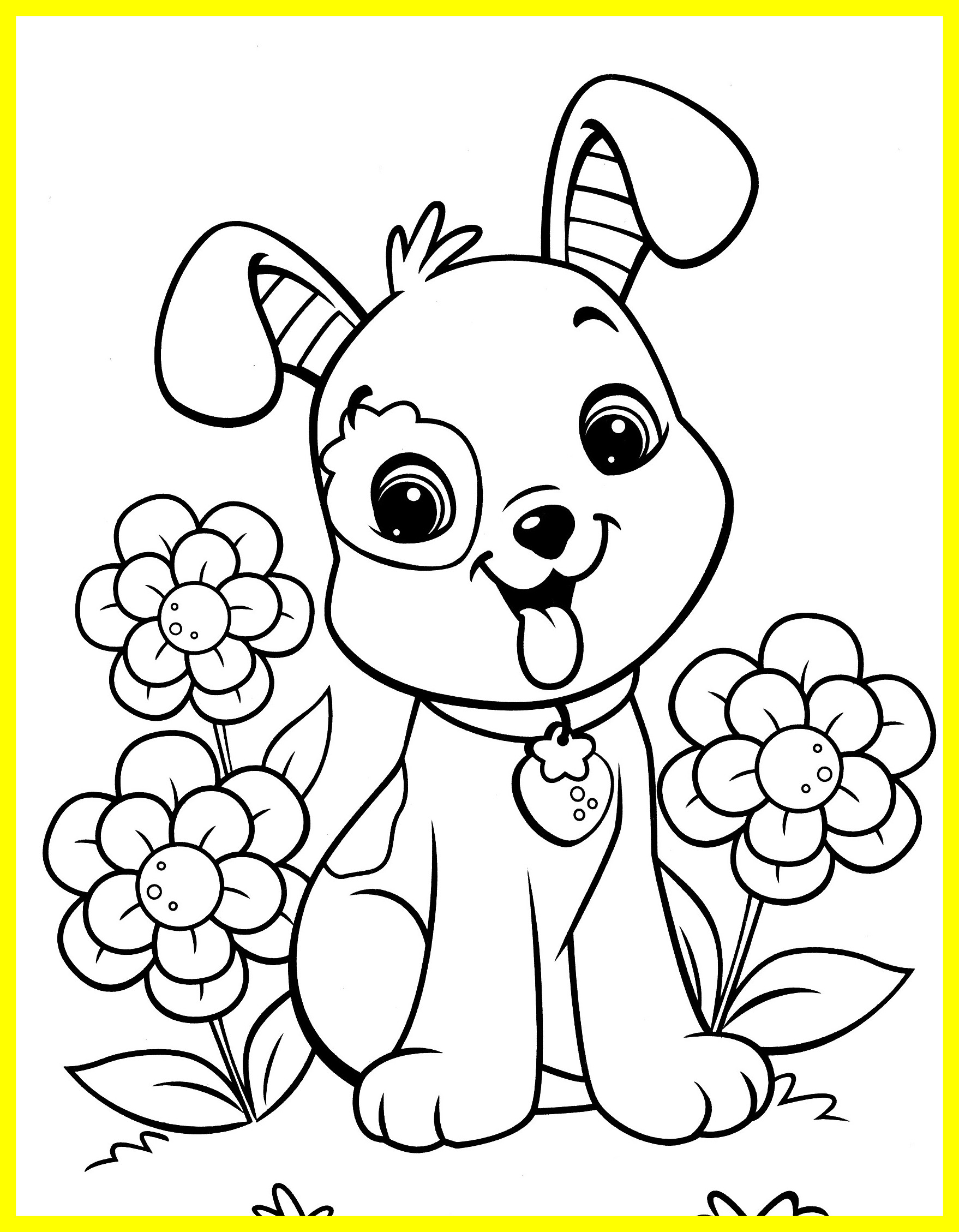 1758x2258 Fascinating And Coloring Pages Printable For Dog Cat Fancy Print