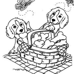 Dog Bite A Flower Coloring Page Color Luna 300x300 Dog Bite A Flower Coloring Page Color Luna