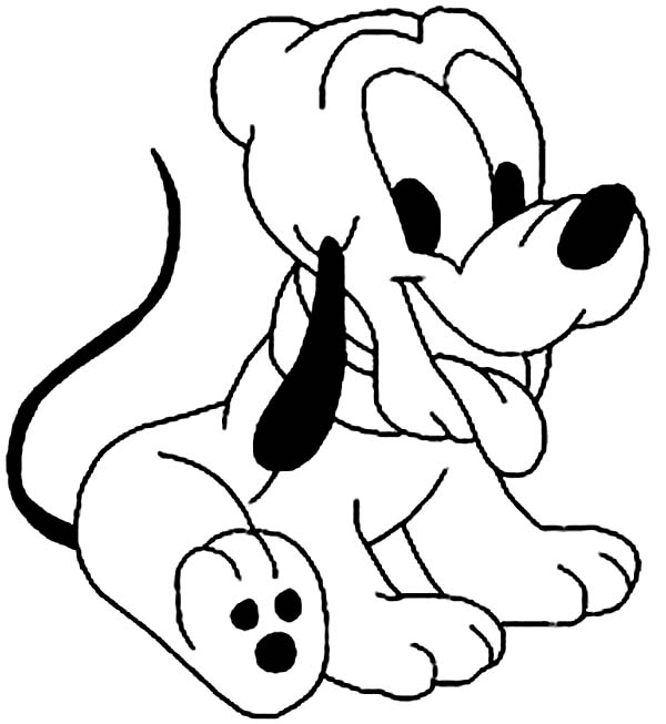 600x653 Cute Dog Coloring Pages 8533