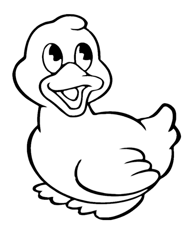 660x809 Coloring Pages For Animals Cute Ducks Colouring For Kids