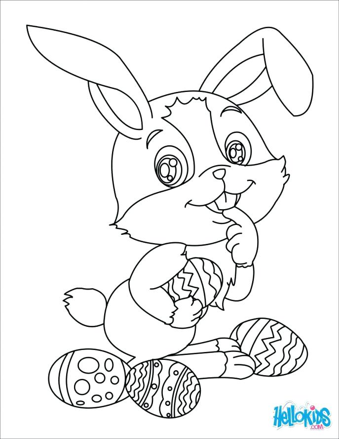 Cute Easter Bunny Coloring Pages Beautiful Bunny Coloring Page 687x888 Cute Easter Bunny Coloring Pages Beautiful Bunny Coloring Page