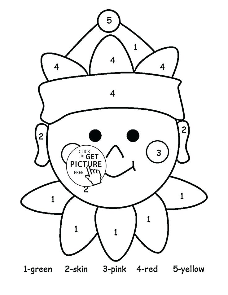736x952 Strega Nona Para Colorear Color By Number Cute Elf Coloring Page