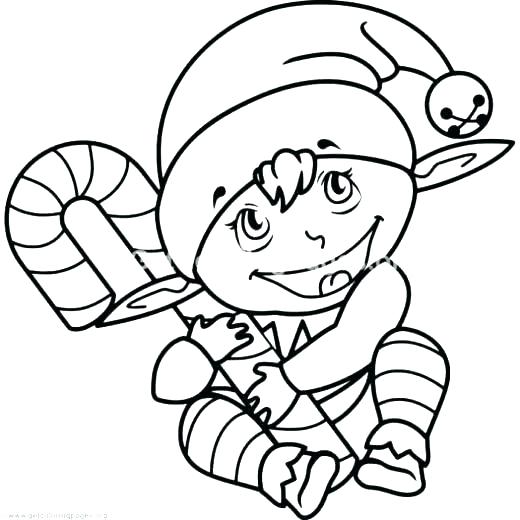 520x520 Coloring Pages Of Elves Elves Coloring Pages Elf Coloring Pages