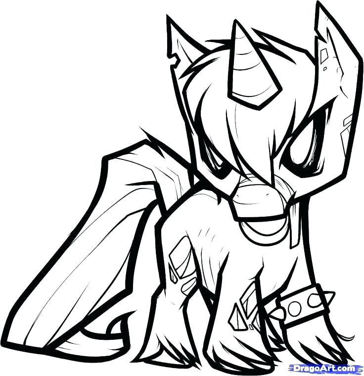 736x760 Unicorn Color Pages Emo Coloring Pages Cute Unicorn Coloring Page