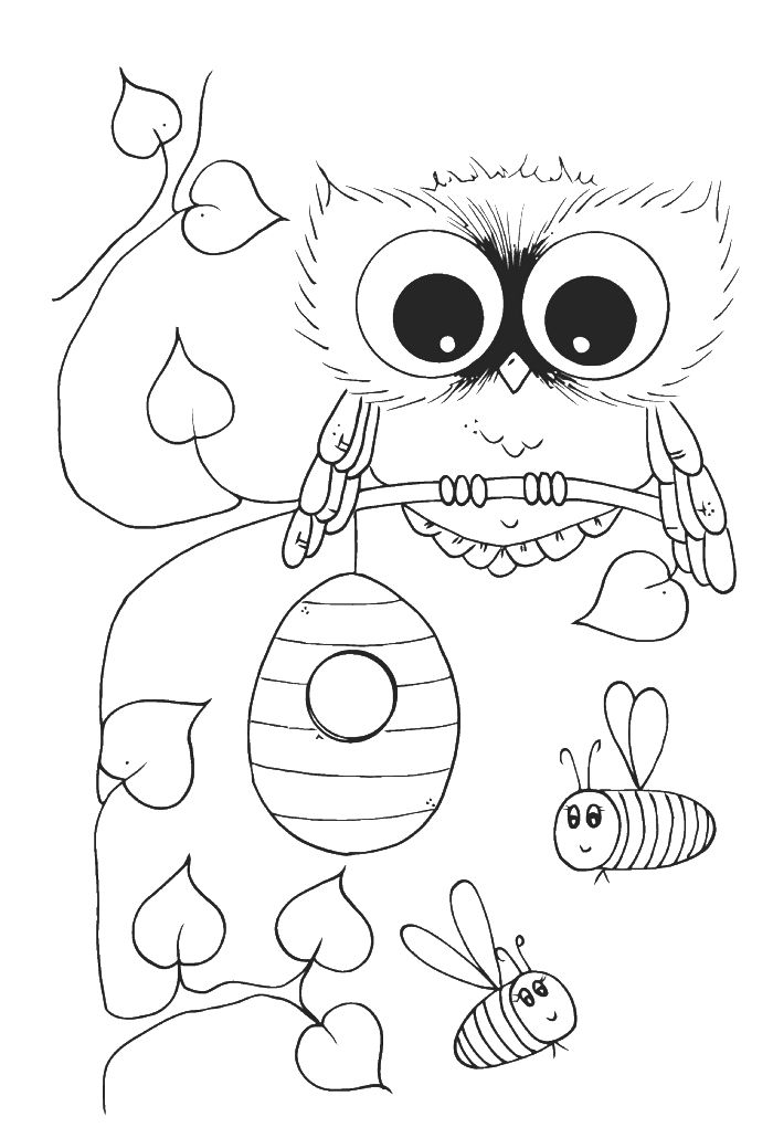 700x1030 Brightspiration Free Owl Coloring Pagesspiring Cute 63