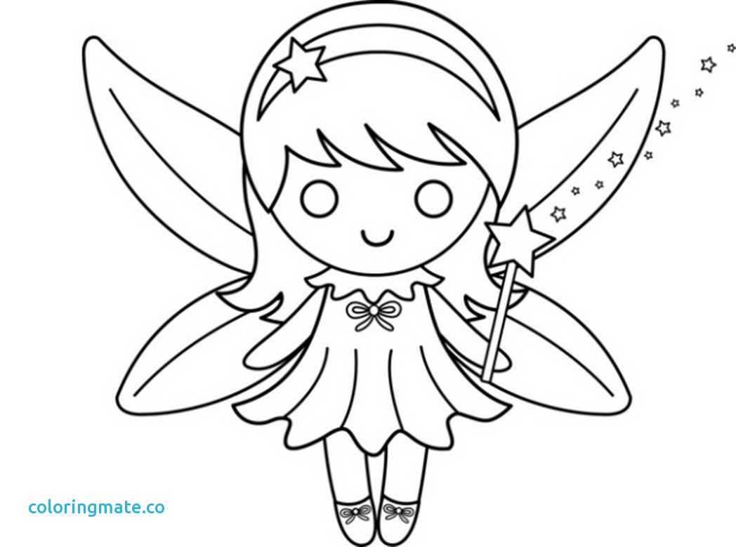 Cute Fairy Coloring Pages