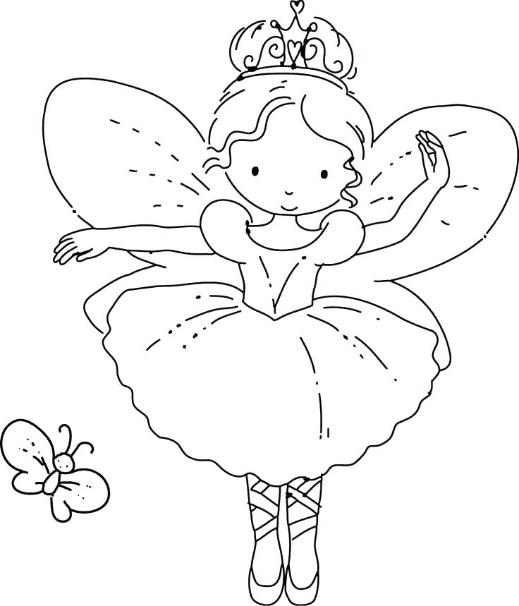 736x859 Coloring Cute Fairy Coloring Pages