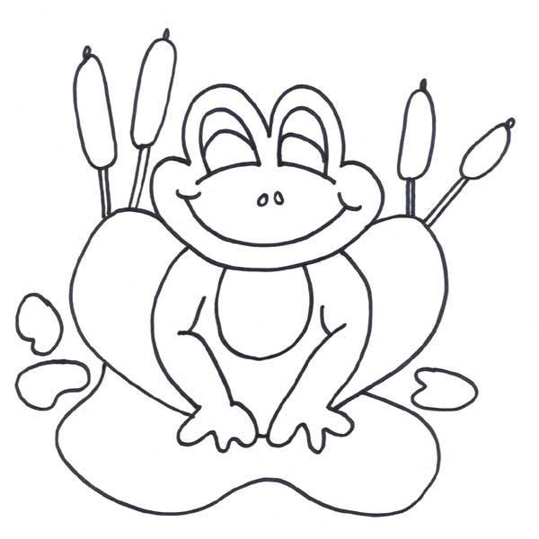 600x600 Fine Cute Frog Coloring Pages Concerning Inspiration Article