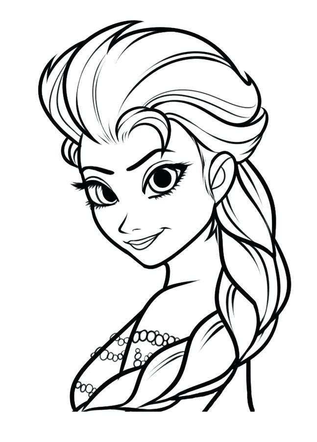 Cute Frozen Coloring Pages
