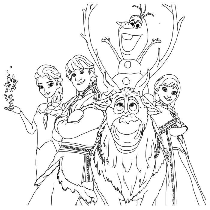 700x700 Coloring Pages Frozen Coloring Pages To Print Coloring Pages
