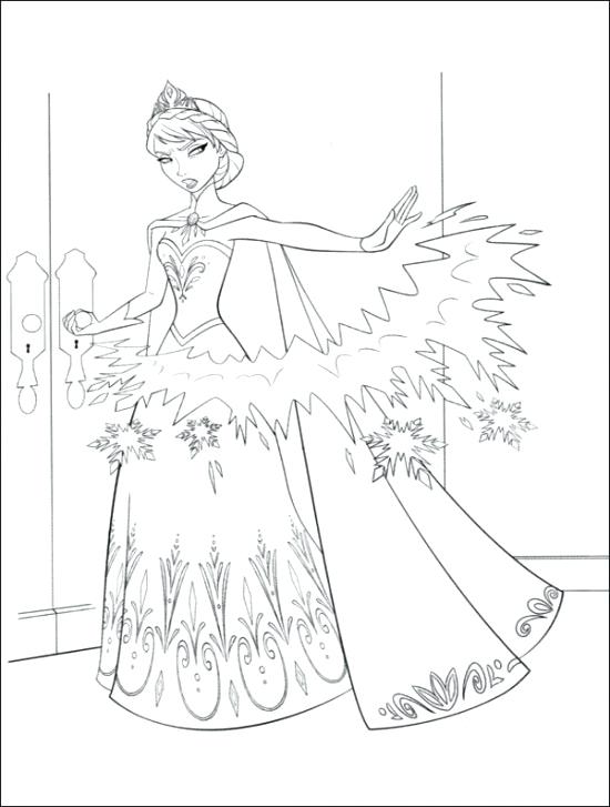 550x727 Lovely Frozen Coloring Pages Printable And And Coloring Pages