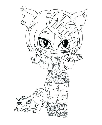 Cute Monster Coloring Pages 409x500 Cute Monster Coloring Pages