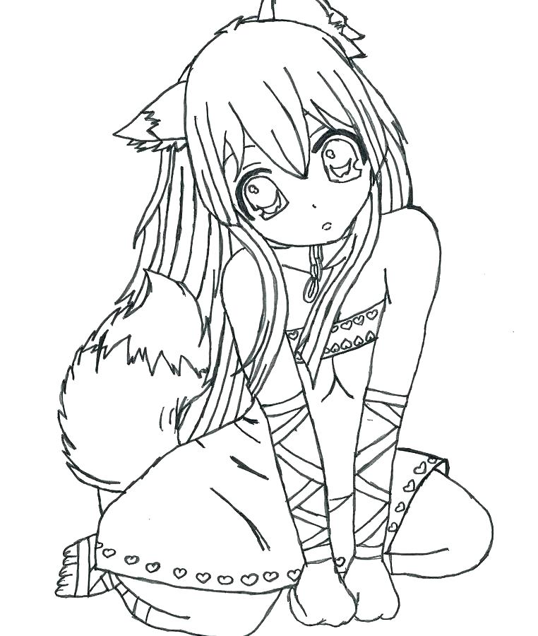762x900 Cute Girl Coloring Pages Cute Girl Coloring Pages Anime Girl
