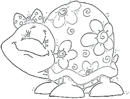Printable Turtle Coloring Pages Cute Coloring Pages Of Turtles 500x382 Printable Turtle Coloring Pages Cute Coloring Pages Of Turtles