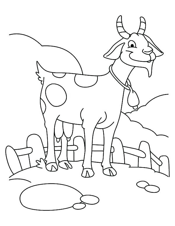 600x776 Goat Coloring Pages Goat Coloring Pictures Goat Farming Goat