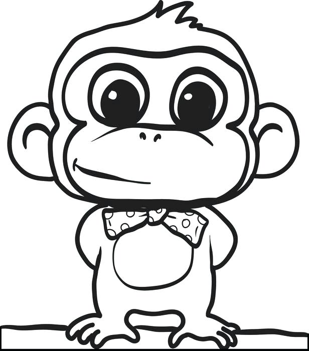 616x700 Gorilla Coloring Page Gorilla Coloring Sheet Gorilla Coloring