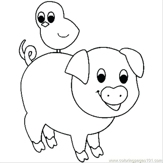 Pig Coloring Pages Pig Coloring Page Cute Guinea Pig Coloring 650x650 Pig Coloring Pages Pig Coloring Page Cute Guinea Pig Coloring