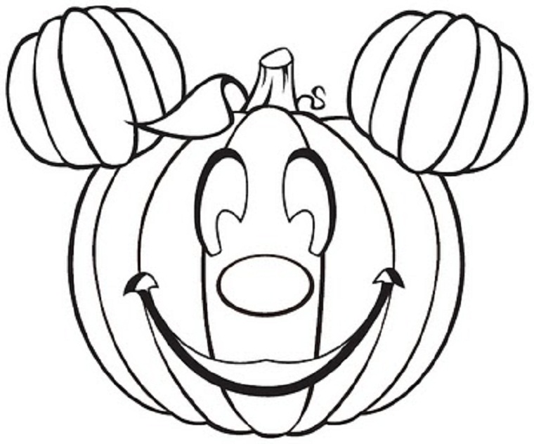 760x632 Cute Pumpkin Halloween Coloring Pages Coloring Pages