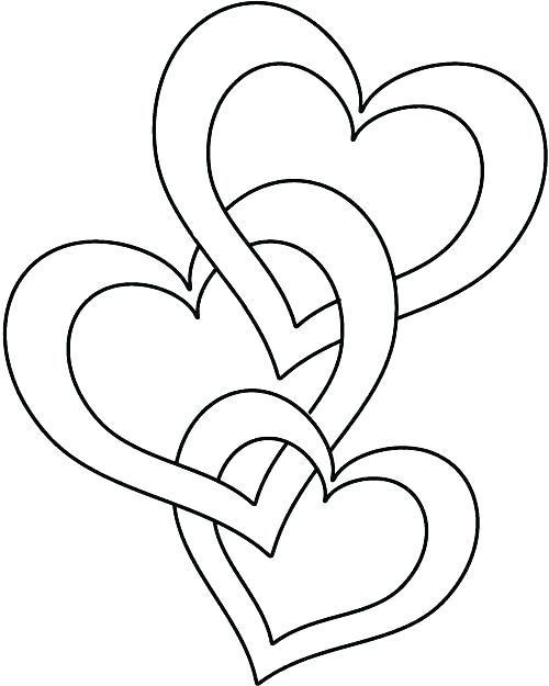 500x625 Heart 5 Coloring Page Plus Pink Heart Coloring Page Heart Shape