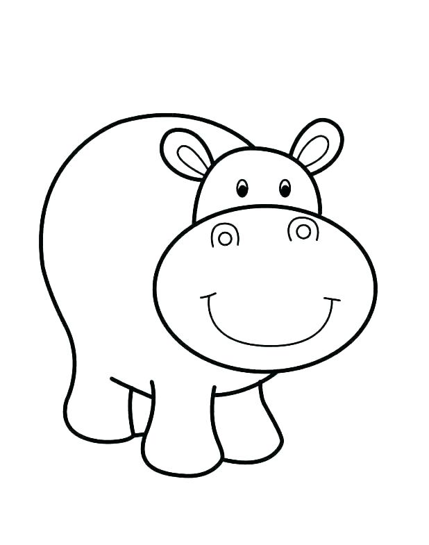 Hippopotamus Coloring Pages Cute Hippo Coloring Pages Cute Baby 618x785 Hippopotamus Coloring Pages Cute Hippo Coloring Pages Cute Baby