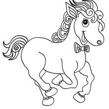 220x220 Cute Little Horse Coloring Pages
