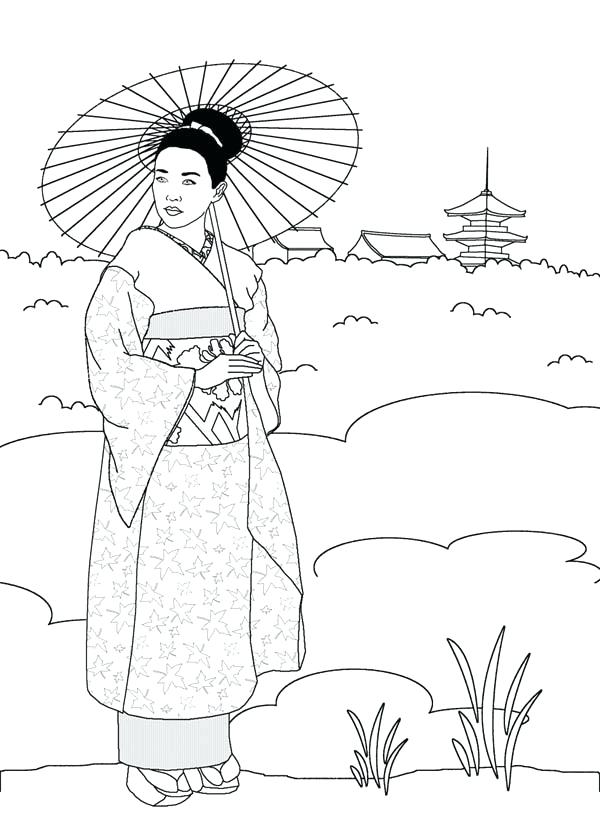600x829 Japanese Coloring Pages Pretty Coloring Pages New Japanese Anime
