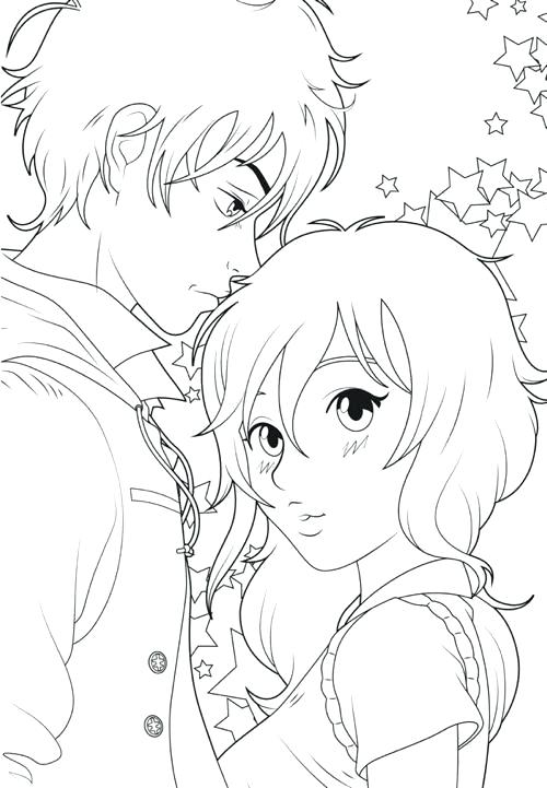 500x721 Manga Coloring Pages