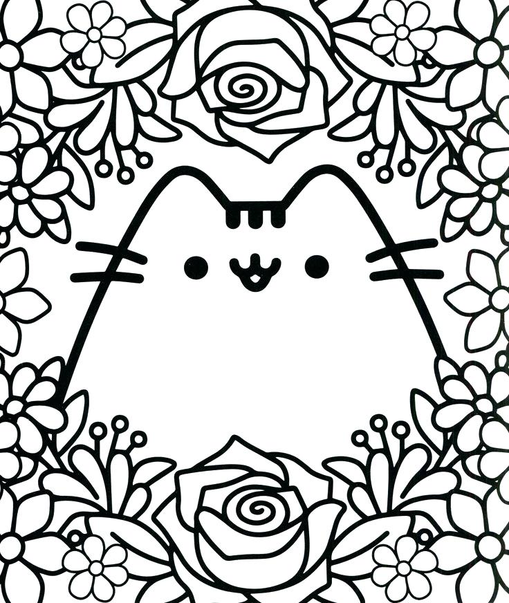 Kawaii Coloring Pages Cute Cat Coloring Pages Kawaii Disney 736x872 Kawaii Coloring Pages Cute Cat Coloring Pages Kawaii Disney