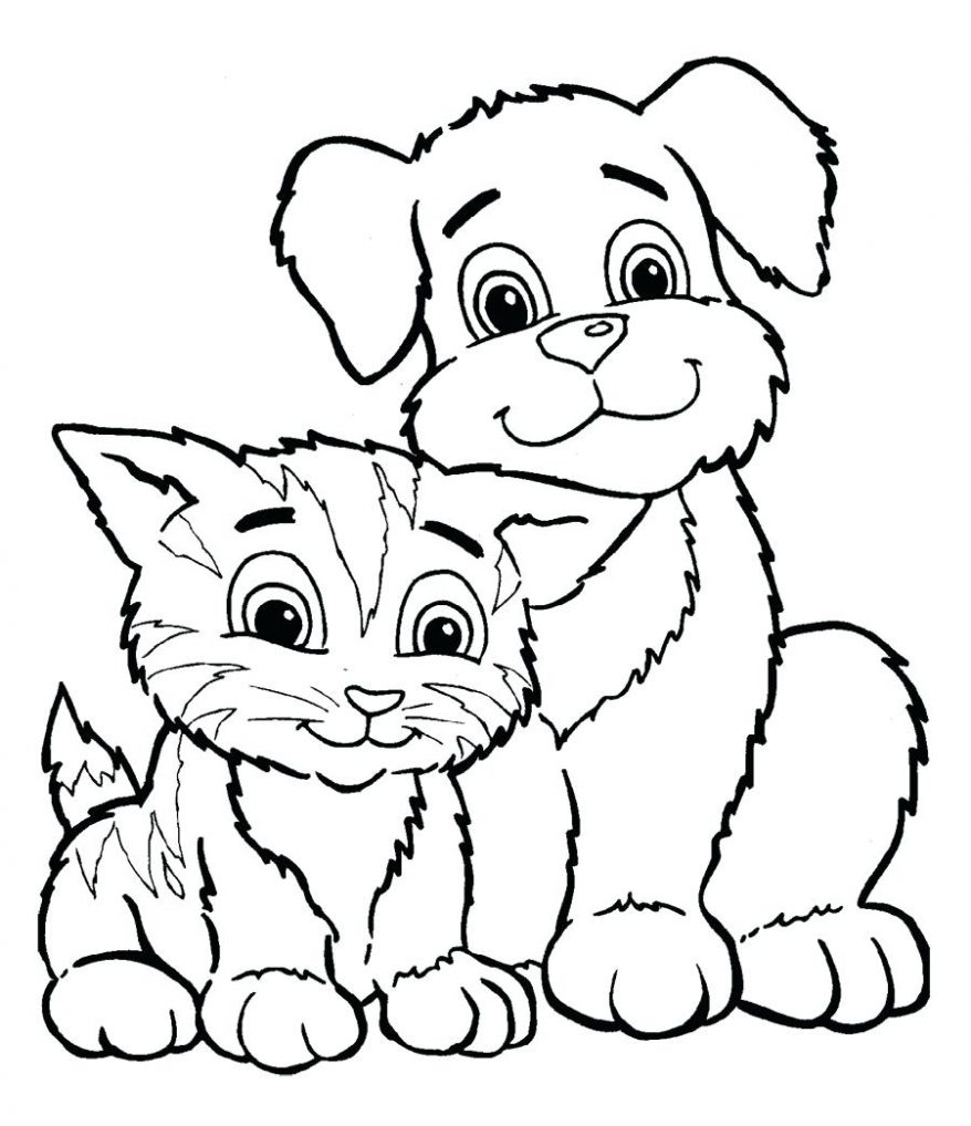 Cute Kitten Coloring Pages 878x1018 Cute Kitten Coloring Pages