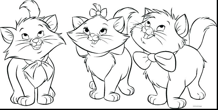 700x355 Cute Cat Coloring Pages Cat Coloring Pages Kitty Awesome With Cute