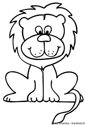 Lion Coloring Page 289x425 Lion Coloring Page