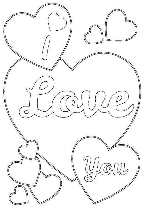 Love Coloring Sheet 500x750 Love Coloring Sheet