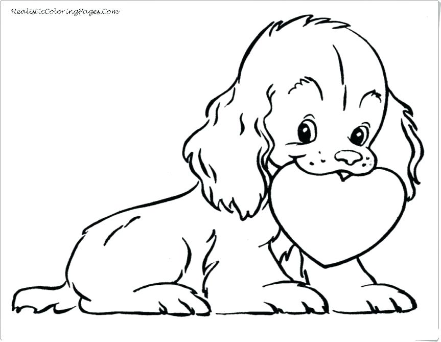 863x669 Super Cute Puppy Coloring Page Printable Pages Colouring To Print