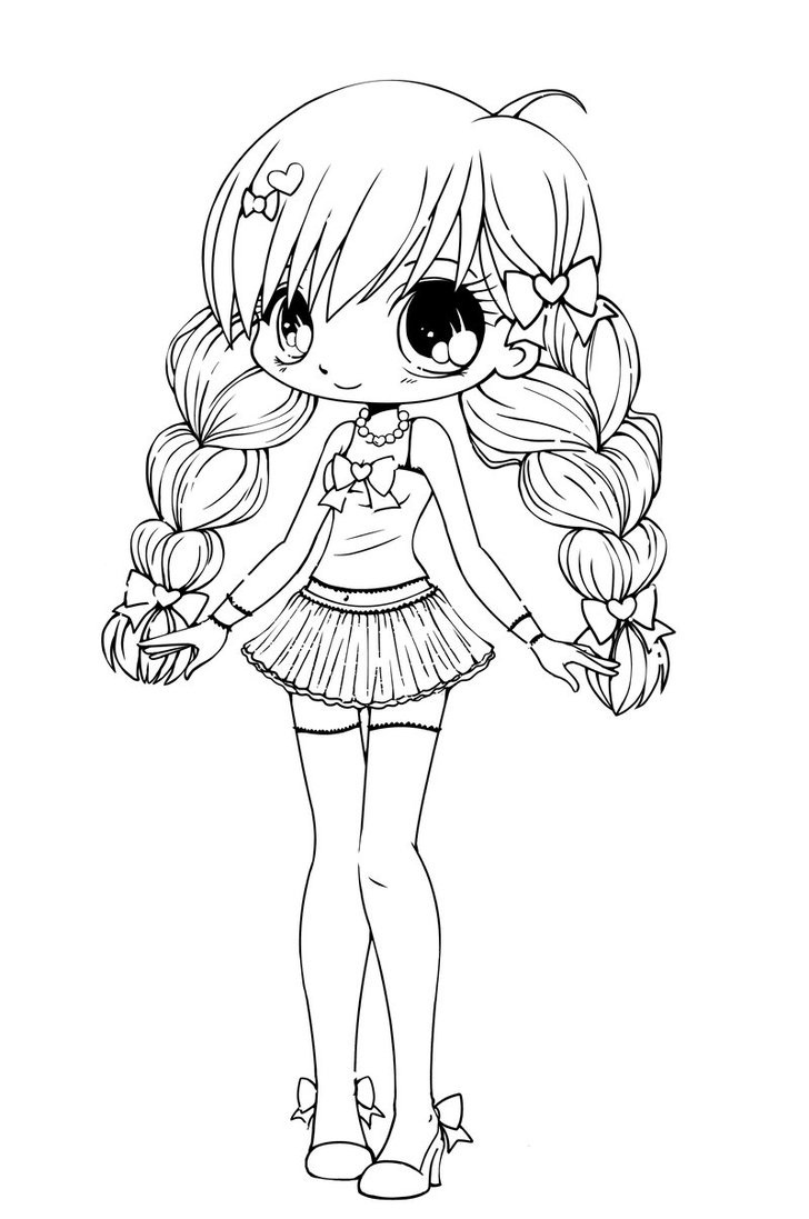 Manga Coloring Pages Chibi Coloringstar 728x1097 Manga Coloring Pages Chibi Coloringstar
