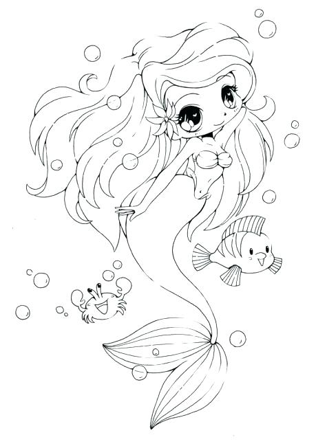 Good Cute Mermaid Coloring Pages 80 With Additional Free Colouring 475x649 Good Cute Mermaid Coloring Pages 80 With Additional Free Colouring