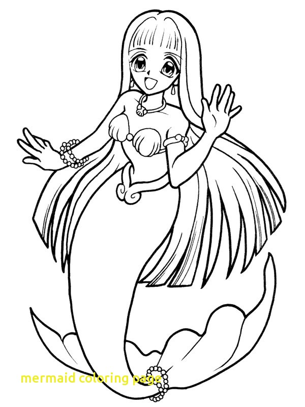 Mermaid Coloring Page With Inspirational Cute Mermaid Coloring 600x800 Mermaid Coloring Page With Inspirational Cute Mermaid Coloring