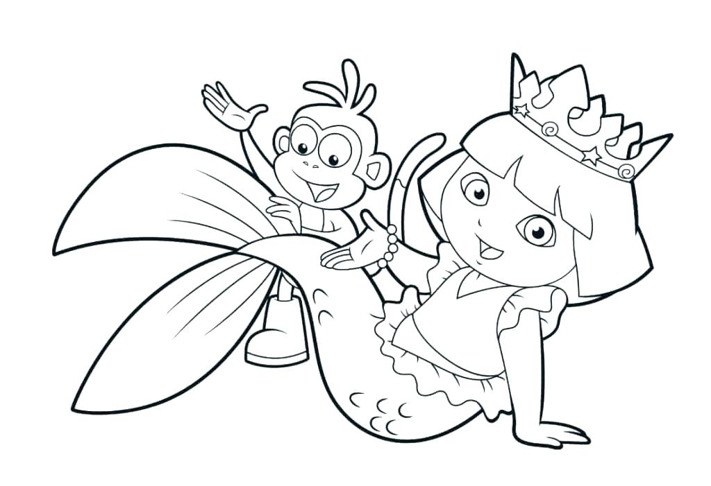 Cute Mermaid Coloring Pages Cute Mermaid Coloring Pagess 1024x701 Cute Mermaid Coloring Pages Cute Mermaid Coloring Pagess