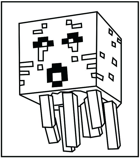 581x658 Minecraft Color Pages Unicorn Coloring Pages Also Full Size