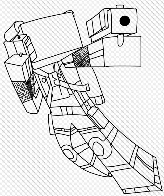 695x828 Minecraft Coloring Pages Printable Herobrine Coloring Pages Kids