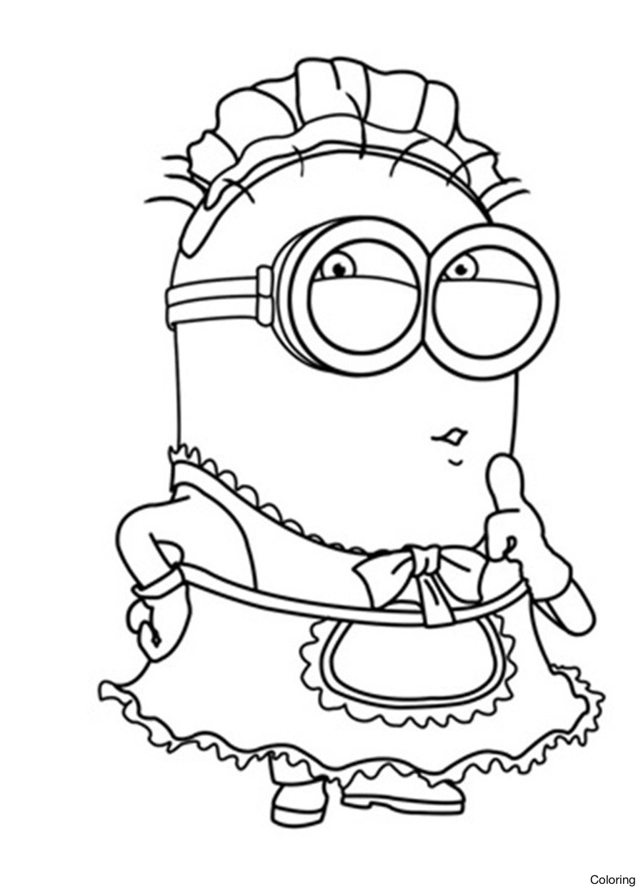 900x1248 New Minions Coloring Pages Bob Color Sheet Lugudvrlists 6f Minion