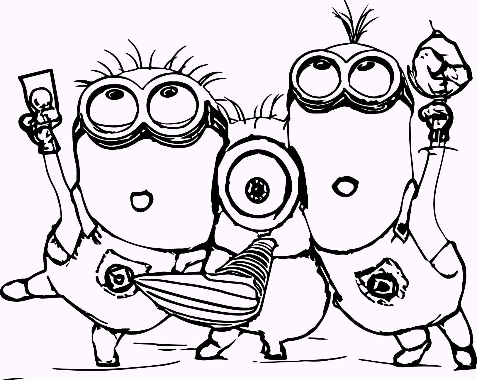 1627x1296 Pin By Tri Putri On Minions Coloring Pages