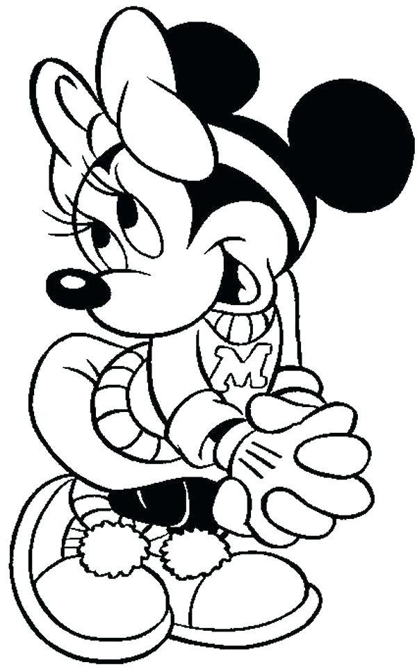 600x960 Cute Minnie And Mickey Mouse Coloring Pages Mice Sheets Mini