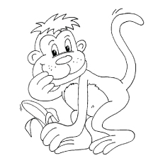 230x230 Top 25 Free Printable Monkey Coloring Pages For Kids
